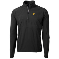 Pittsburgh Pirates Cutter & Buck Adapt Eco Knit Hybrid Recycled Quarter-Zip Pullover Jacket - MLB