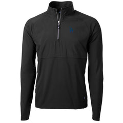 Los Angeles Dodgers Cutter & Buck Adapt Eco Knit Hybrid Recycled Quarter-Zip Pullover Jacket - MLB