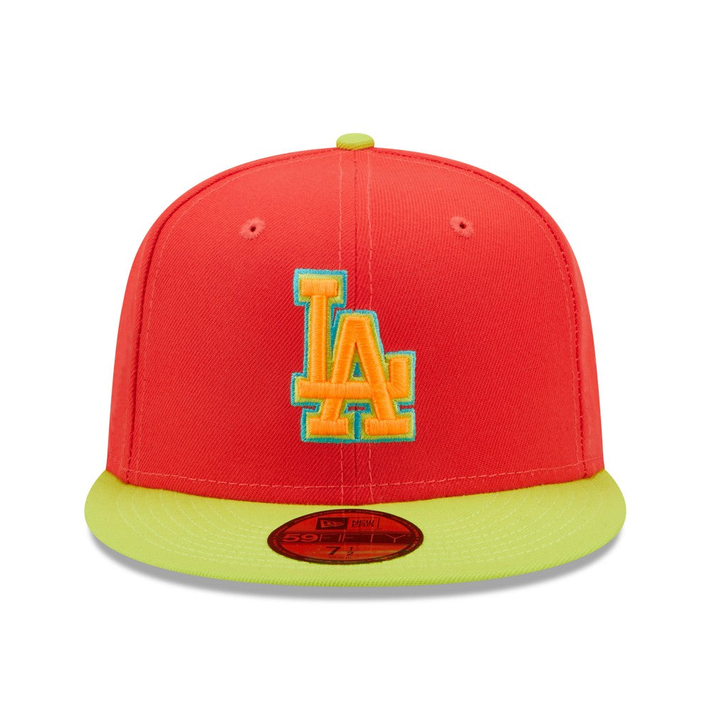 Los Angeles Dodgers New Era 1978 World Series  Lava Highlighter Combo 59FIFTY Fitted Hat - MLB