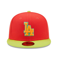 Los Angeles Dodgers New Era 1978 World Series  Lava Highlighter Combo 59FIFTY Fitted Hat - MLB