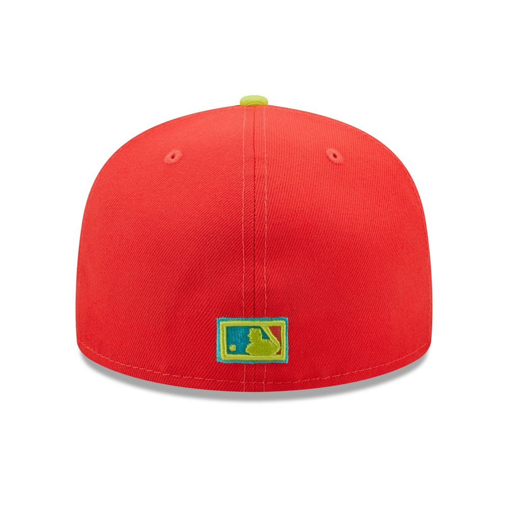 Los Angeles Dodgers New Era 1978 World Series  Lava Highlighter Combo 59FIFTY Fitted Hat - MLB