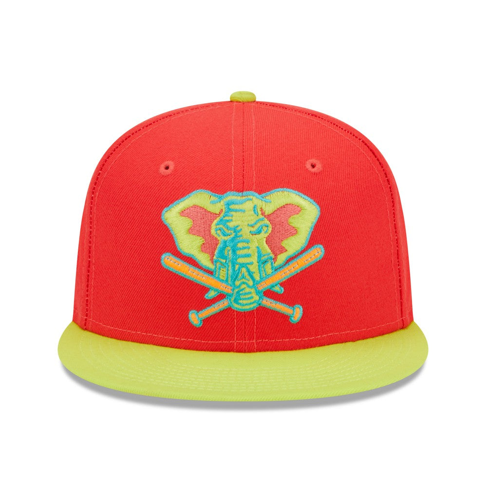 Athletics New Era 40th Anniversary Lava Highlighter Combo 59FIFTY Fitted Hat - MLB