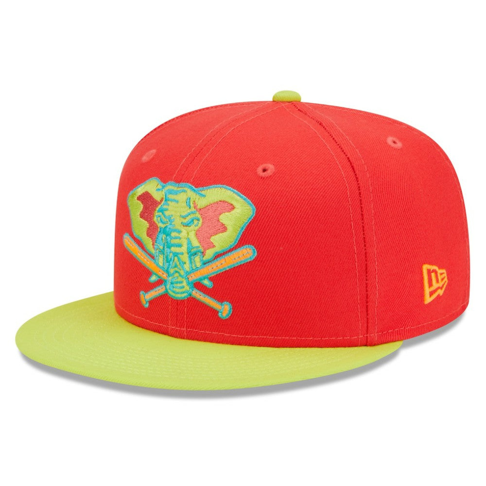 Athletics New Era 40th Anniversary Lava Highlighter Combo 59FIFTY Fitted Hat - MLB