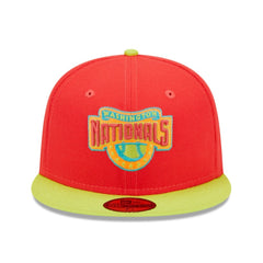 Washington Nationals New Era 2008 Inaugural Season  Lava Highlighter Combo 59FIFTY Fitted Hat - MLB