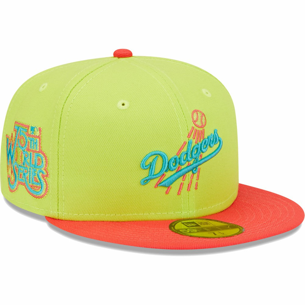 Los Angeles Dodgers New Era Cyber Highlighter 59FIFTY Fitted Hat - MLB