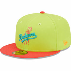 Los Angeles Dodgers New Era Cyber Highlighter 59FIFTY Fitted Hat - MLB