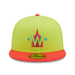 Washington Nationals New Era 2008 Inaugural Season Cyber Highlighter 59FIFTY Fitted Hat - MLB