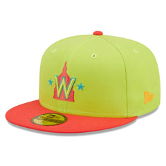 Washington Nationals New Era 2008 Inaugural Season Cyber Highlighter 59FIFTY Fitted Hat - MLB