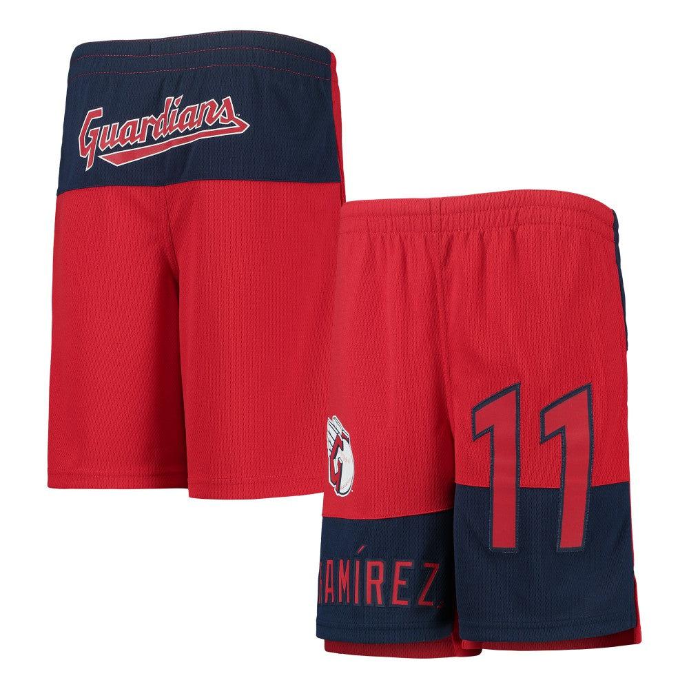 Jose Ramirez Cleveland Guardians Youth Pandemonium Name & Number Shorts - MLB