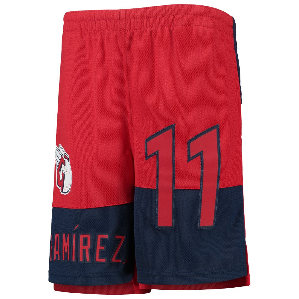 Jose Ramirez Cleveland Guardians Youth Pandemonium Name & Number Shorts - MLB