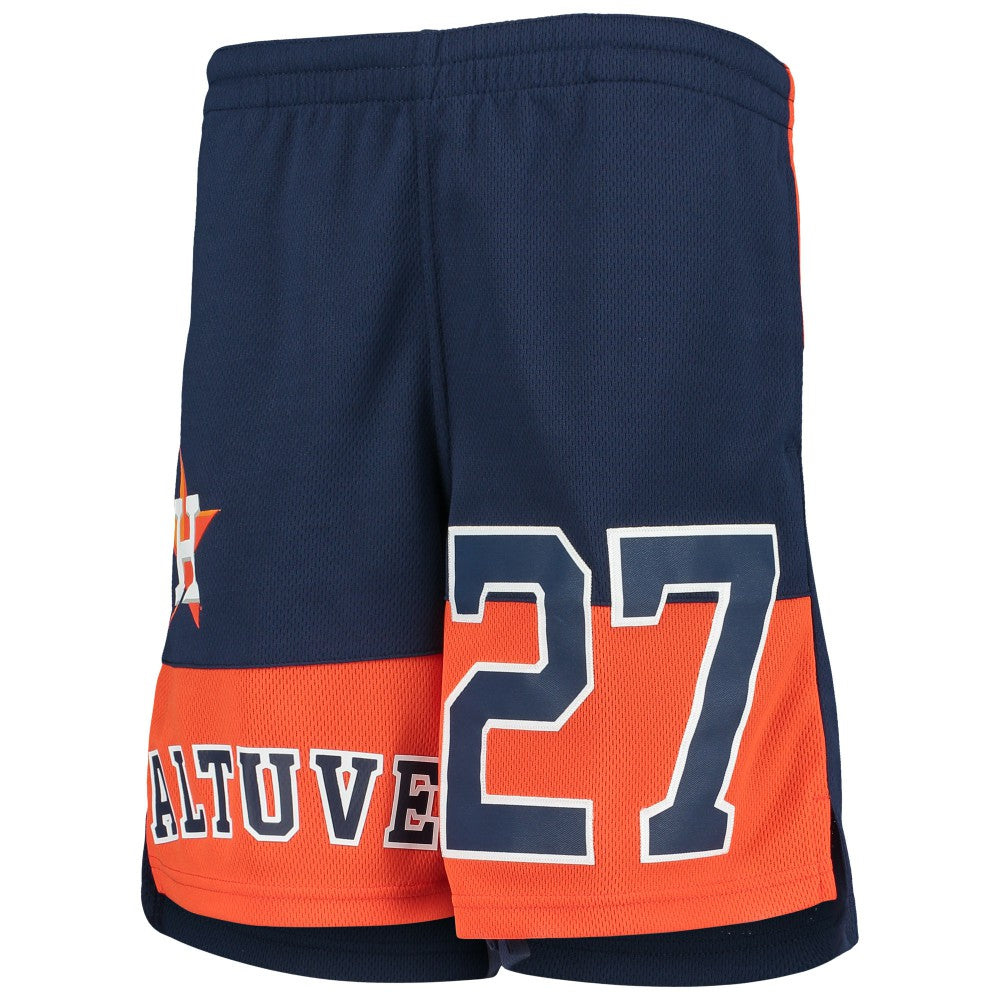 Jose Altuve Houston Astros Youth Pandemonium Name & Number Shorts - MLB