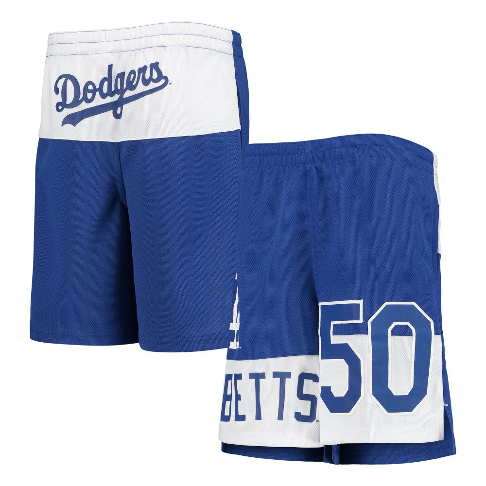 Mookie Betts Los Angeles Dodgers Youth Pandemonium Name & Number Shorts - MLB
