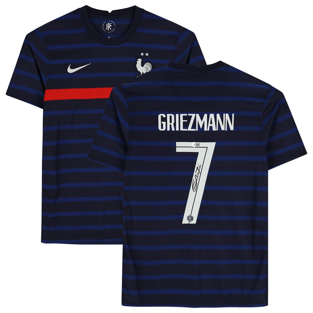 Antoine Griezmann France Autographed Blue Jersey | Fanatics