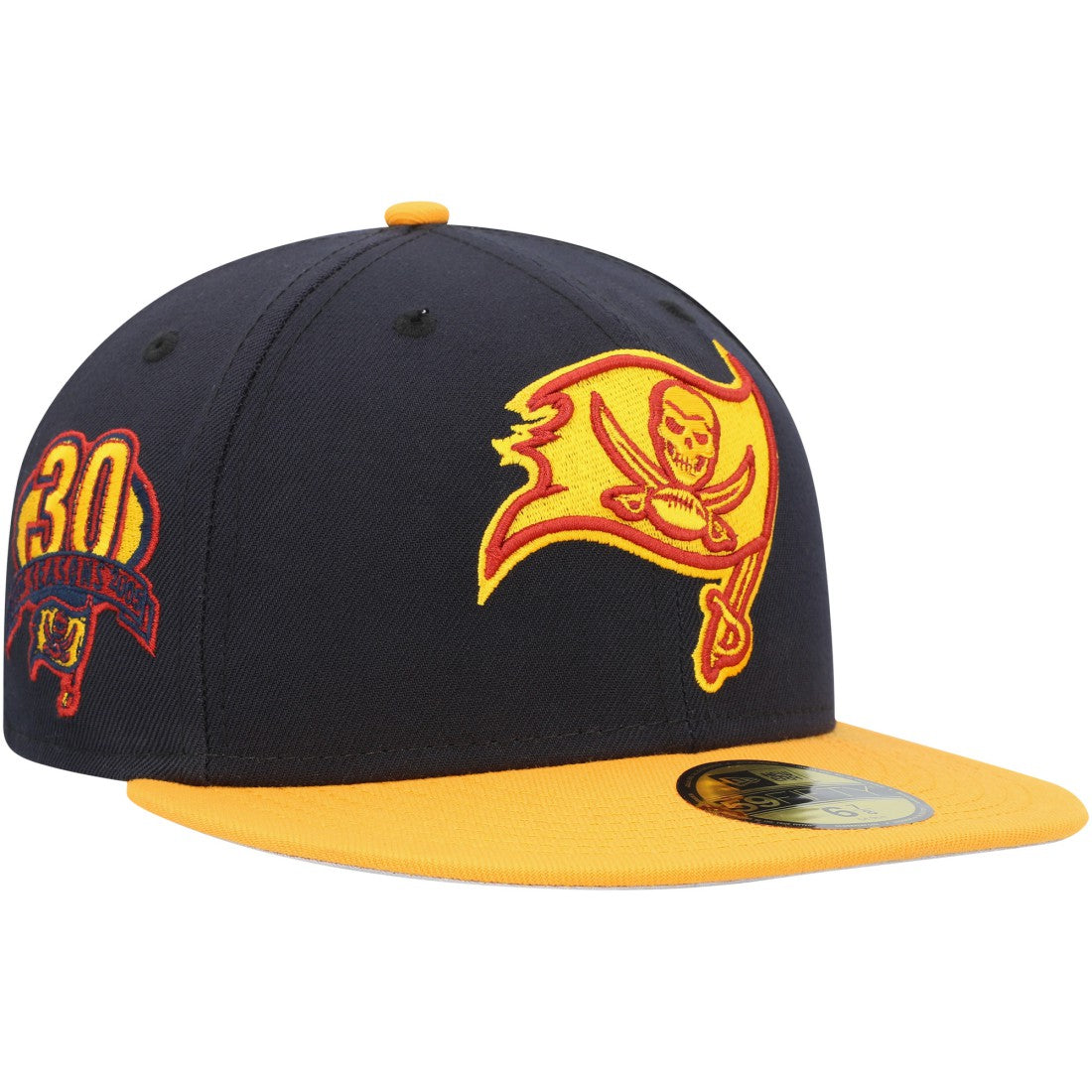 Tampa Bay Buccaneers New Era 30 Seasons 59FIFTY Fitted Hat Navy/Gold | NFL