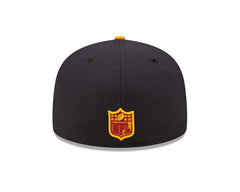 Cleveland Browns New Era 60th Anniversary 59FIFTY Fitted Hat Navy/Gold | NFL