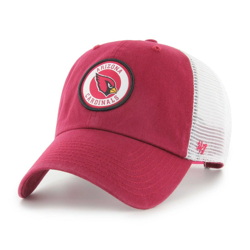 Arizona Cardinals '47 Highline Clean Up Trucker Snapback Hat Cardinal/White | 47 brand