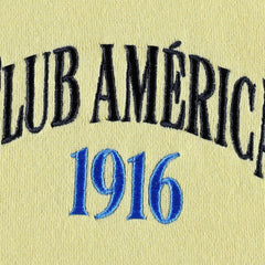 Club America Retro Raglan Pullover Hoodie Yellow - FIFA World CUP