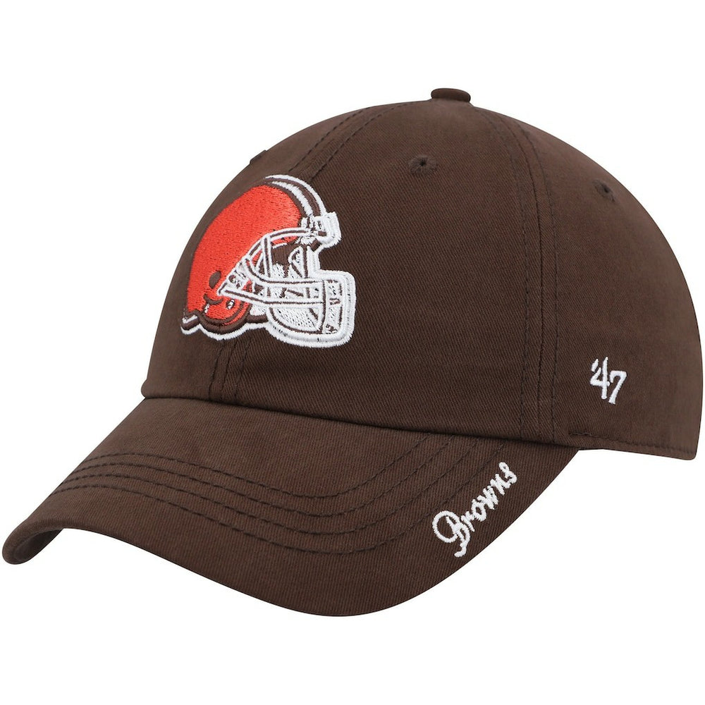 Cleveland Browns '47 Women's Miata Clean Up Primary Logo Adjustable Hat Brown | 47 brand