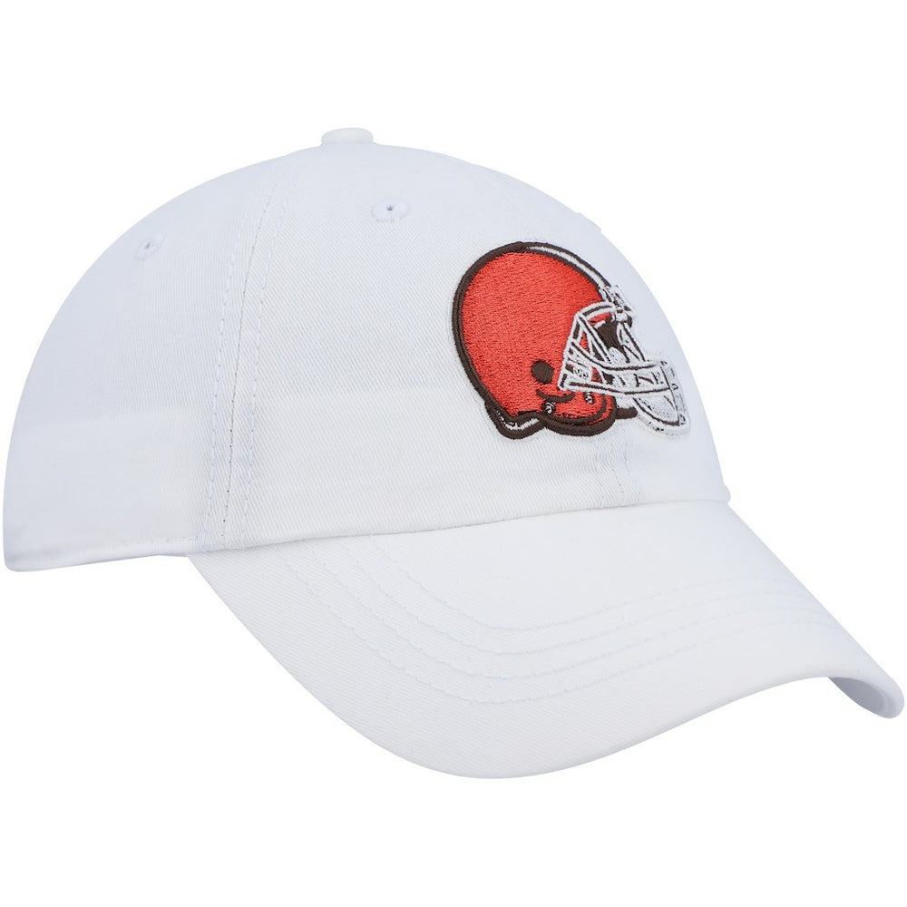 Cleveland Browns '47 Women's Miata Logo Clean Up Adjustable Hat White | 47 brand