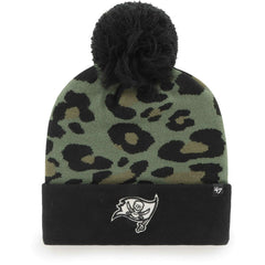 Tampa Bay Buccaneers '47 Women's Bagheera Cuffed Knit Hat with Pom Green/Black | 47 brand