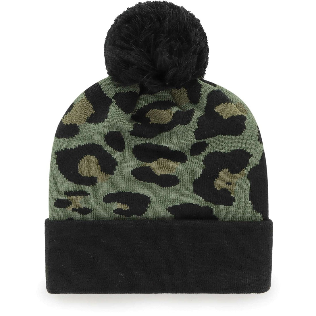Tampa Bay Buccaneers '47 Women's Bagheera Cuffed Knit Hat with Pom Green/Black | 47 brand