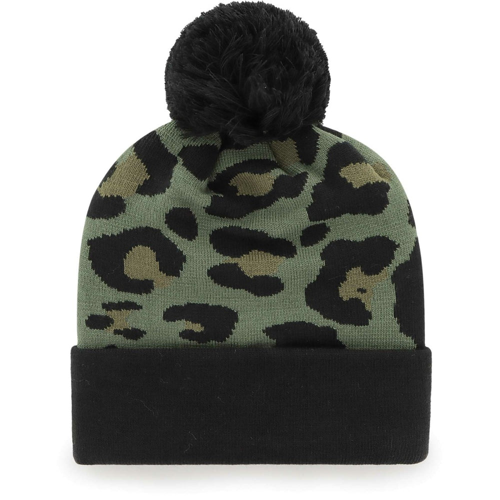 Tampa Bay Buccaneers '47 Women's Bagheera Cuffed Knit Hat with Pom Green/Black | 47 brand