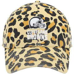 Cleveland Browns '47 Women's Bagheera Clean Up Allover Adjustable Hat Tan | 47 brand