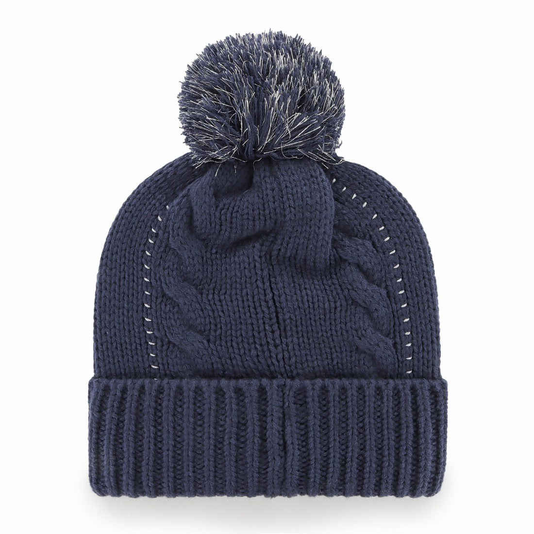 Tennessee Titans '47 Women's Bauble Cuffed Knit Hat with Pom Navy | 47 brand