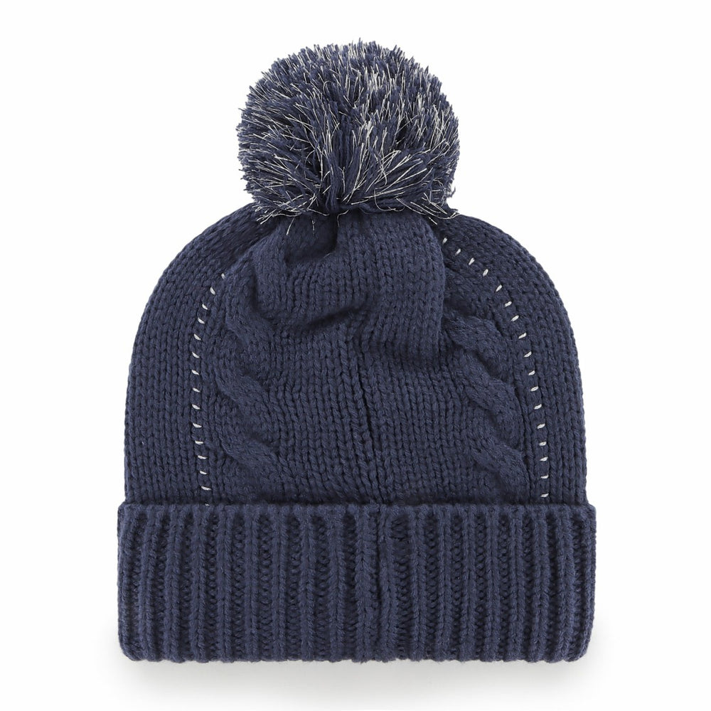 Tennessee Titans '47 Women's Bauble Cuffed Knit Hat with Pom Navy | 47 brand