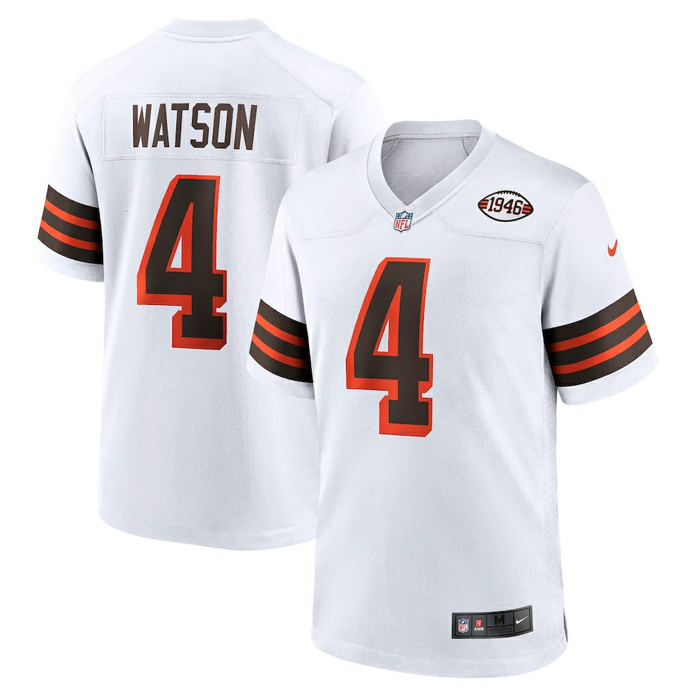 Deshaun Watson Cleveland Browns Alternate Game Jersey White | Nike for Sale