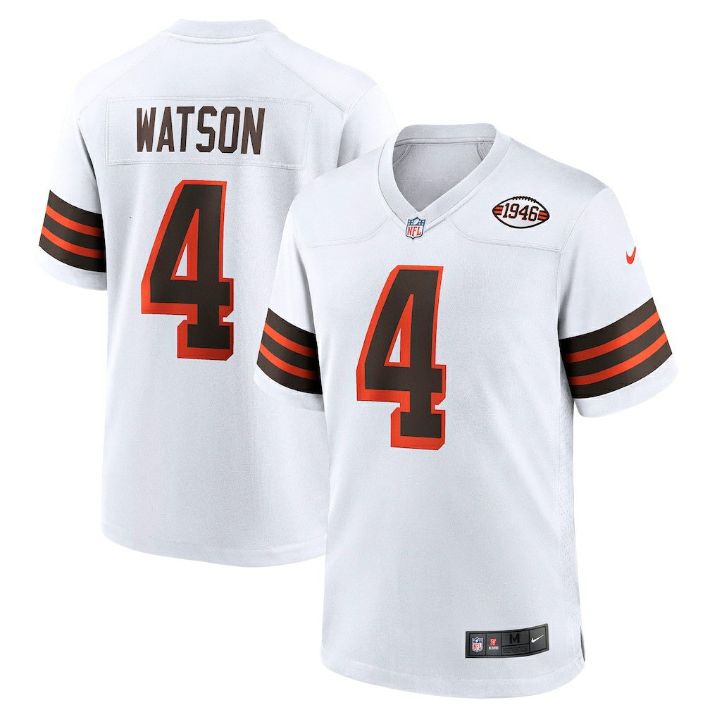 Deshaun Watson Cleveland Browns Alternate Game Jersey White | Nike for Sale