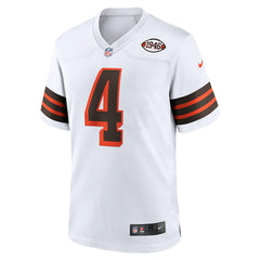 Deshaun Watson Cleveland Browns Alternate Game Jersey White | Nike for Sale