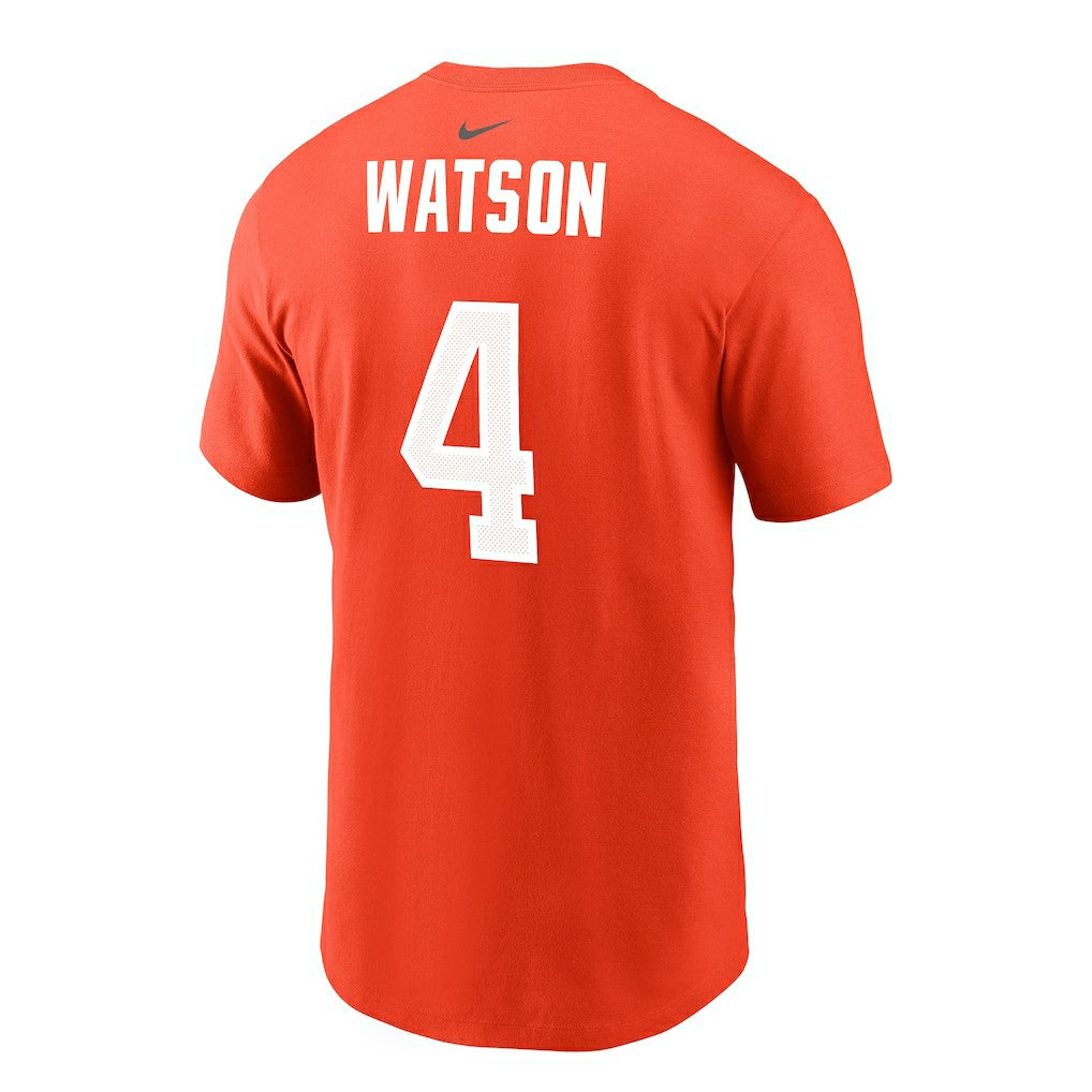 Deshaun Watson Cleveland Browns Player Name & Number T-Shirt Orange | Nike for Sale