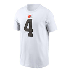 Deshaun Watson Cleveland Browns Player Name & Number T-Shirt White | Nike for Sale