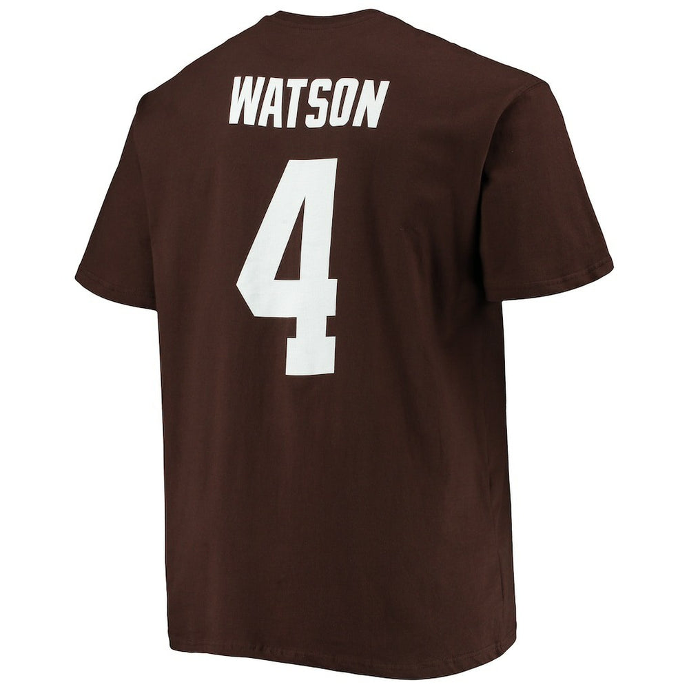 Deshaun Watson Cleveland Browns Big & Tall Player Name & Number T-Shirt Brown | Fanatics