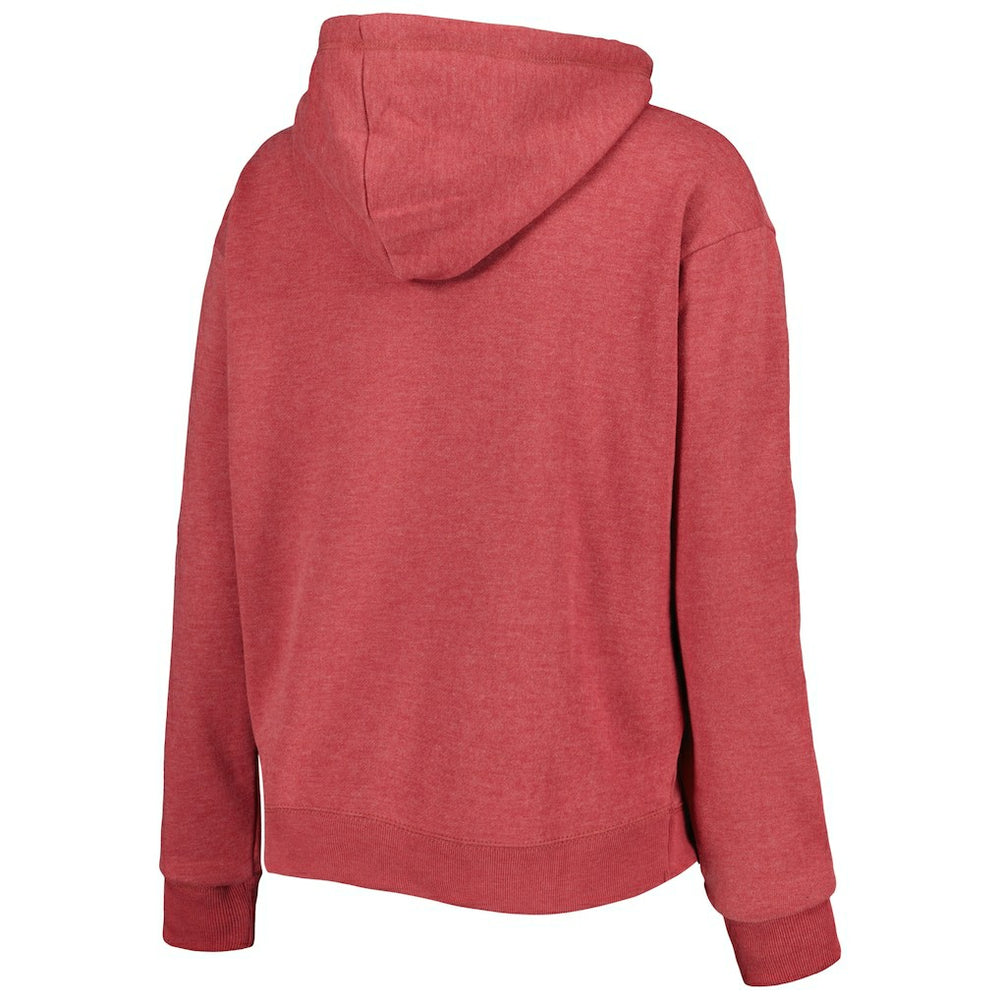 Arizona Cardinals '47 Women's Color Rise Kennedy Notch Neck Pullover Hoodie Cardinal | 47 brand