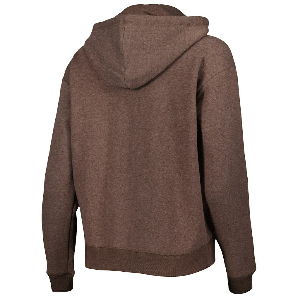 Cleveland Browns '47 Women's Color Rise Kennedy Pullover Hoodie Brown | 47 brand