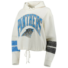 Carolina Panthers '47 Women's Harper Pullover Hoodie Oatmeal | 47 brand