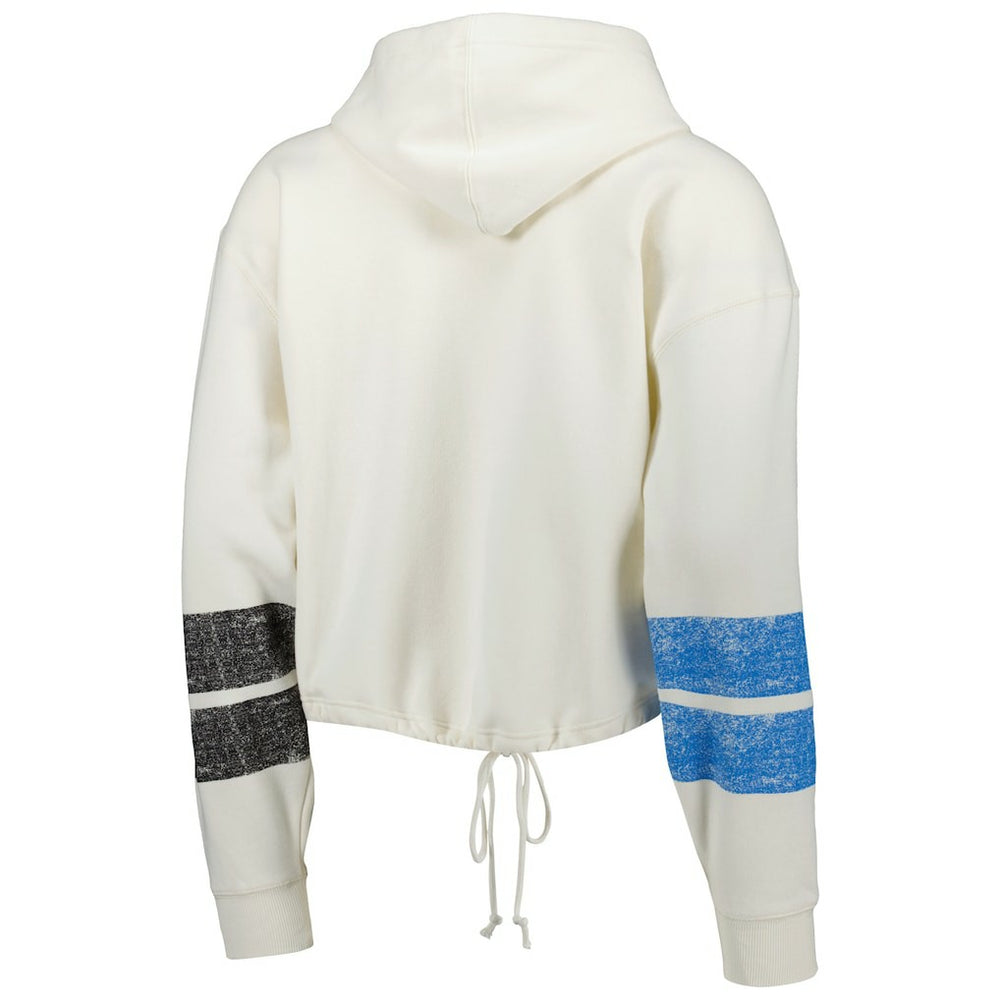 Carolina Panthers '47 Women's Harper Pullover Hoodie Oatmeal | 47 brand