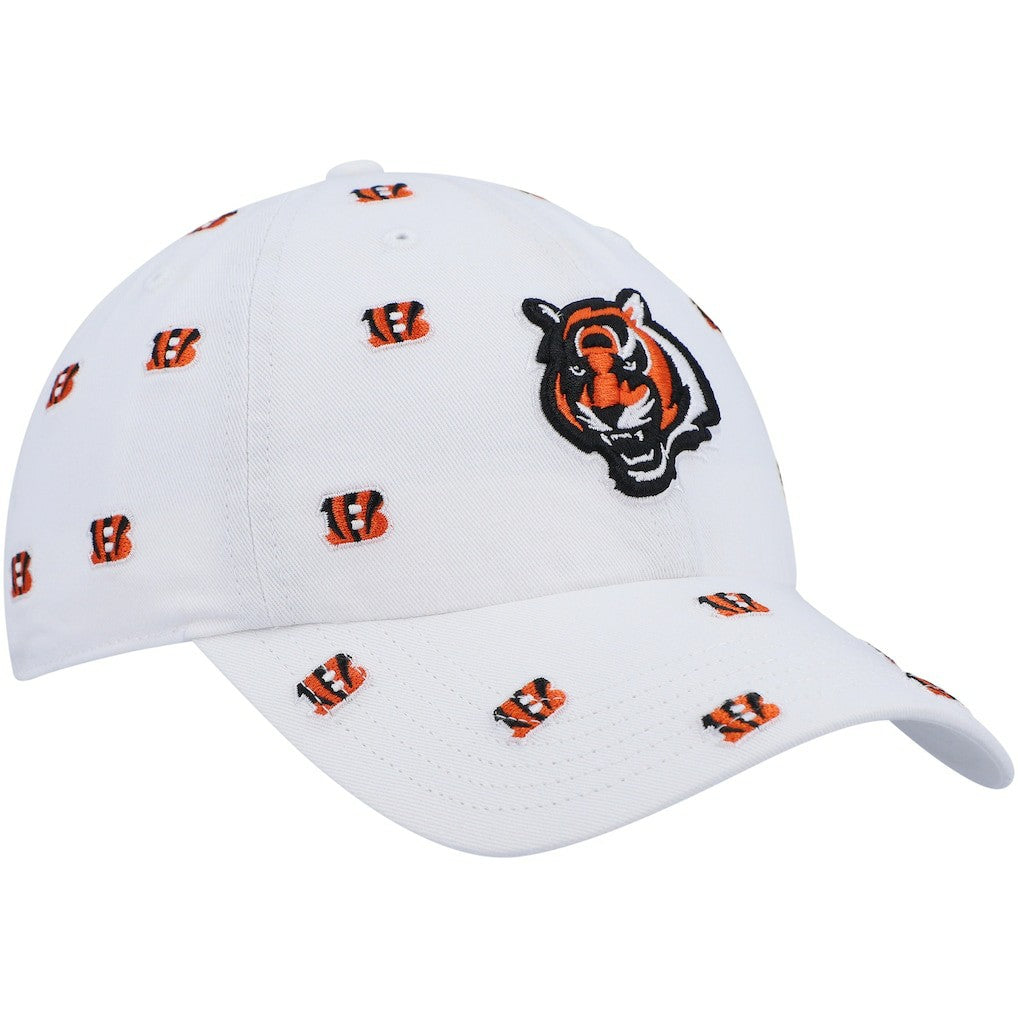 Cincinnati Bengals '47 Women's Confetti Clean Up Adjustable Hat White | 47 brand