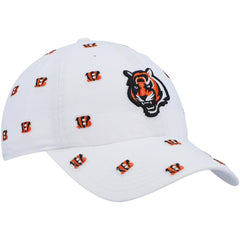 Cincinnati Bengals '47 Women's Confetti Clean Up Adjustable Hat White | 47 brand