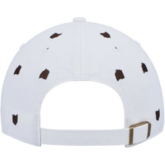 Cleveland Browns '47 Women's Confetti Clean Up Logo Adjustable Hat White | 47 brand