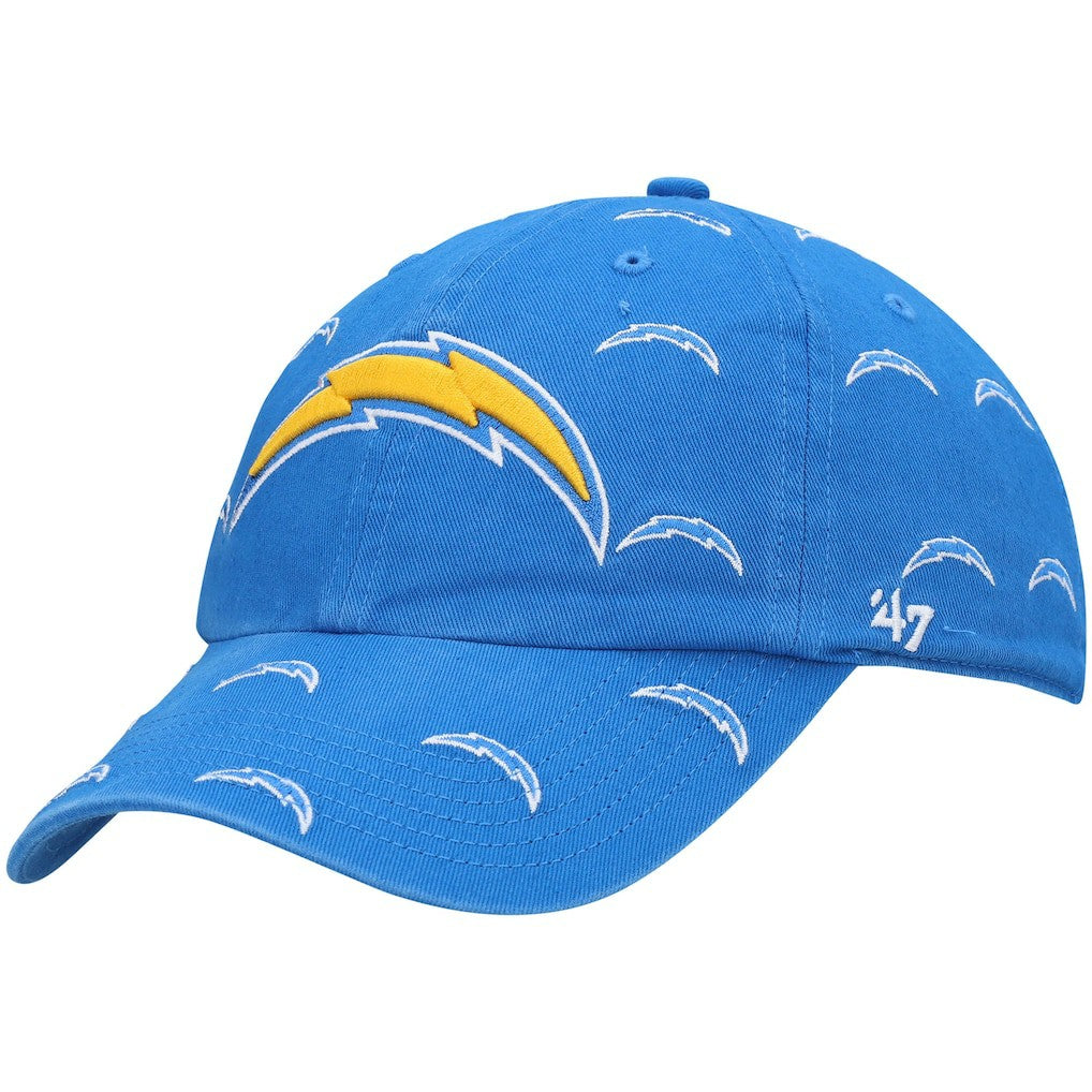 Los Angeles Chargers '47 Women's Confetti Clean Up Adjustable Hat Powder Blue | 47 brand