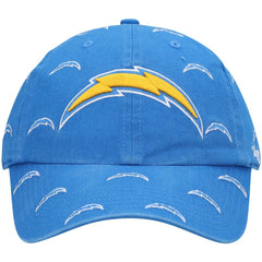 Los Angeles Chargers '47 Women's Confetti Clean Up Adjustable Hat Powder Blue | 47 brand
