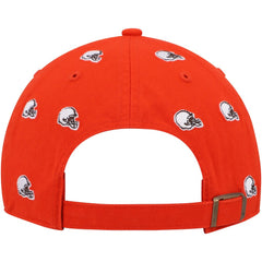 Cleveland Browns '47 Women's Confetti Clean Up Logo Adjustable Hat Orange | 47 brand