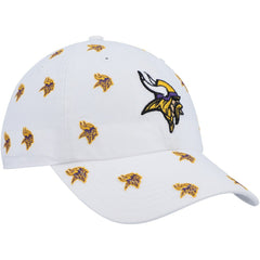 Minnesota Vikings '47 Women's Confetti Clean Up Adjustable Hat White | 47 brand