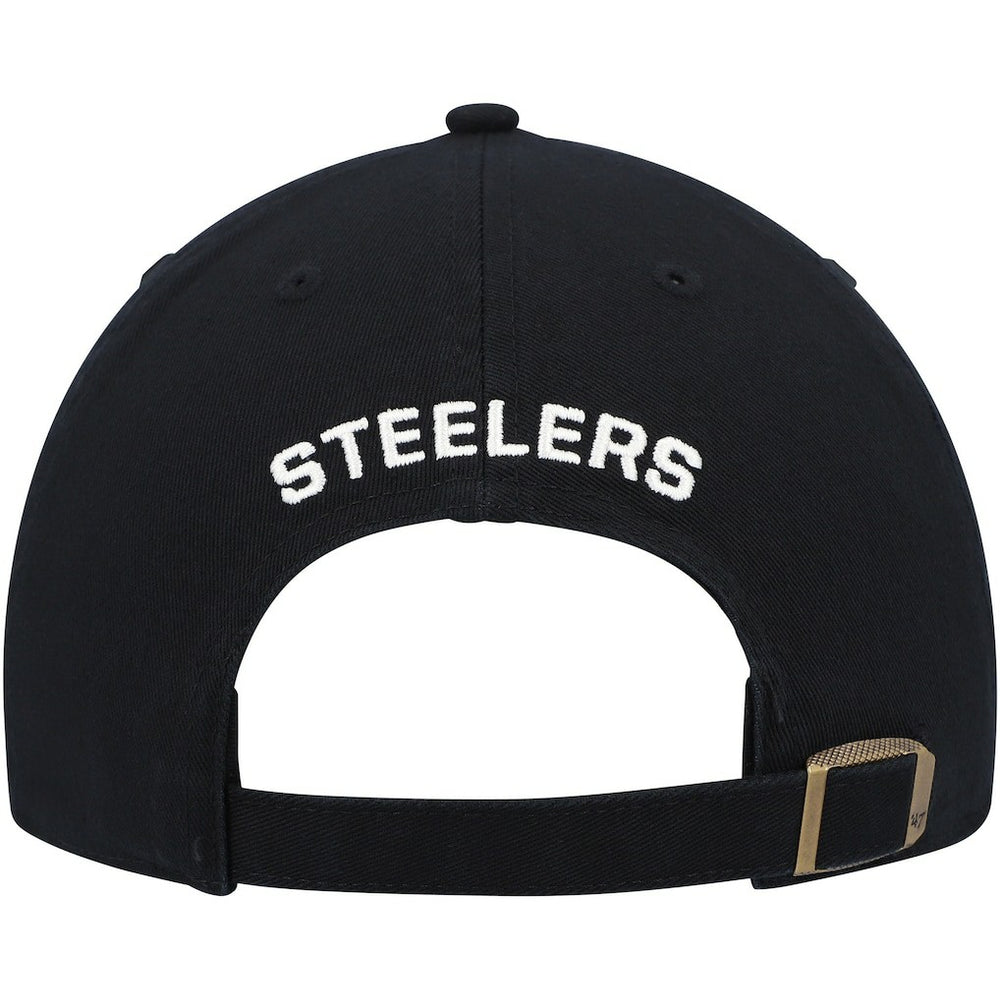 Pittsburgh Steelers '47 Women's Finley Clean Up Adjustable Hat Black | 47 brand