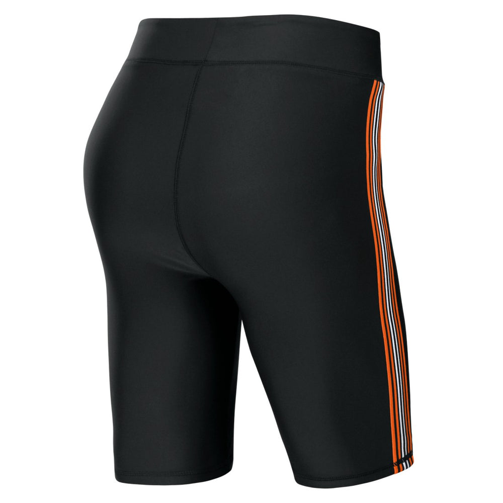 Denver Broncos WEAR by Erin Andrews Women's Biker Shorts Black | NFL