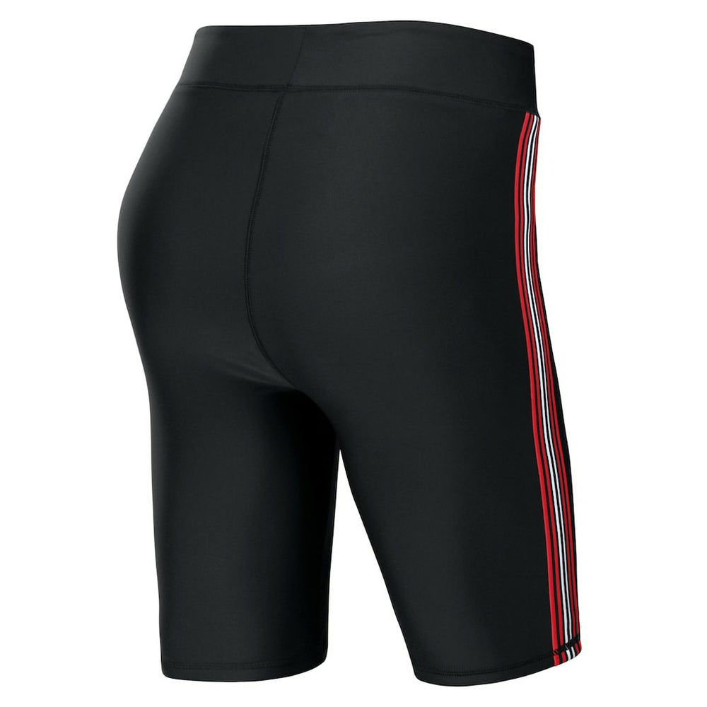 New England Patriots WEAR by Erin Andrews Women's Biker Shorts Black | NFL