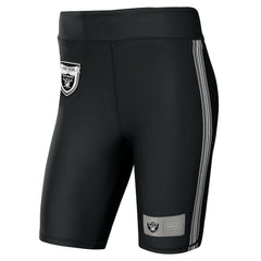 Las Vegas Raiders WEAR by Erin Andrews Women's Biker Shorts Black | NFL